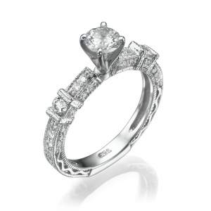 טבעת יהלומים מלכותית ויקטוריה