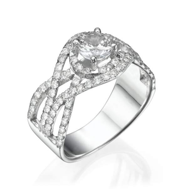 טבעת יהלומים מיוחדת אנני